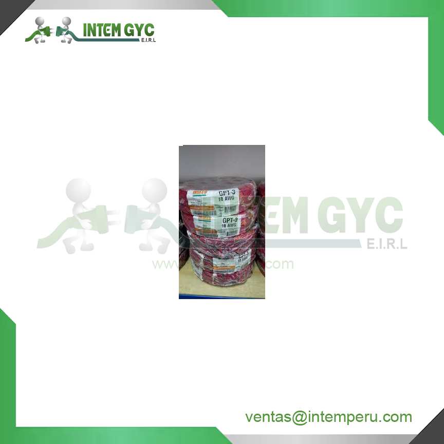 CABLE AUTOMOTRIZ GPT 18 AWG