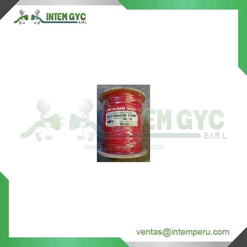 CABLE PARA ALARMA CONTRA INCENDIO FPL 2X16