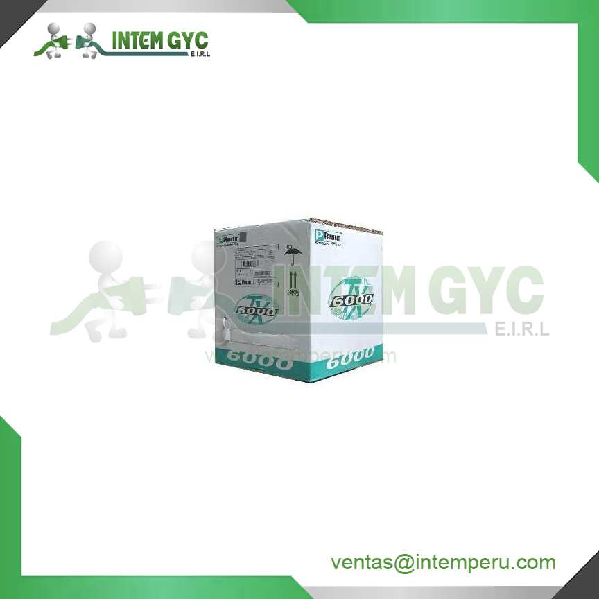 CABLE UPT CAT 6 - 6000