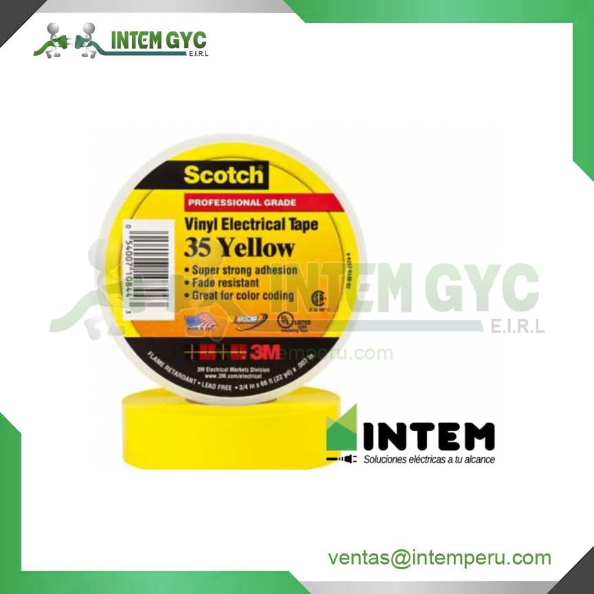CINTA VINILICA SCOTCH 35 AMARILLO