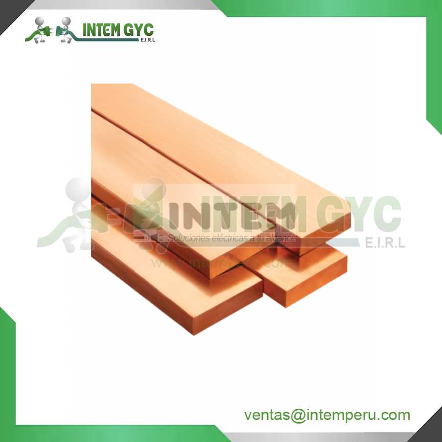 PLATINA DE COBRE DE 5 x 30 mm